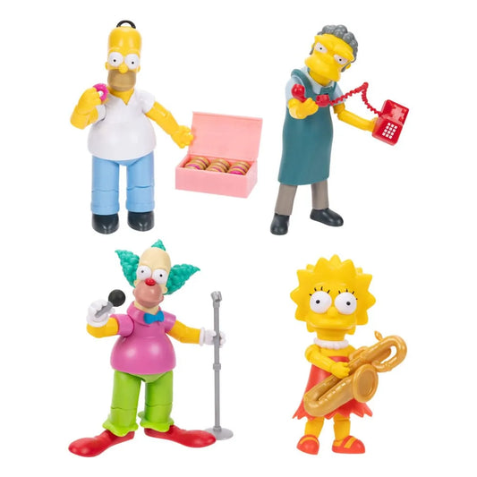 Simpsons Actionfiguren Wave 2 13 cm Sortiment (6) - Smalltinytoystore