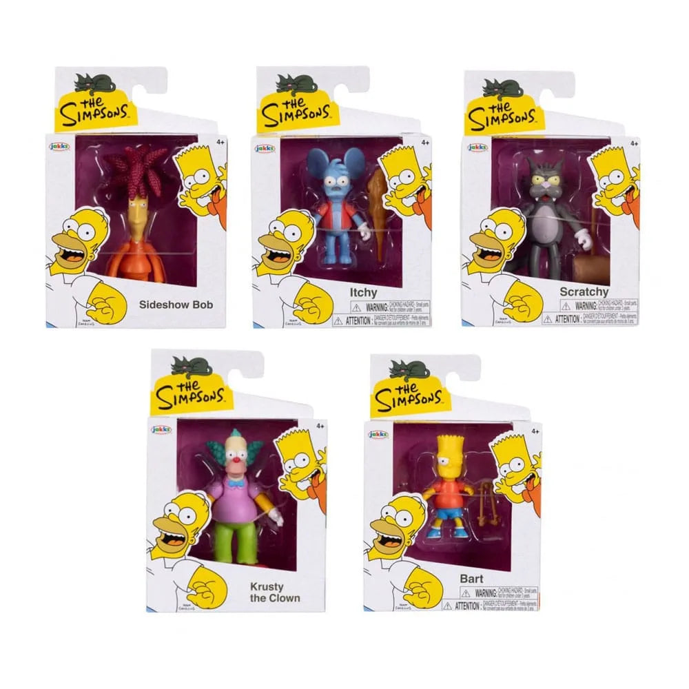 Simpsons Minifiguren Wave 2 7 cm Sortiment (8) - Smalltinytoystore