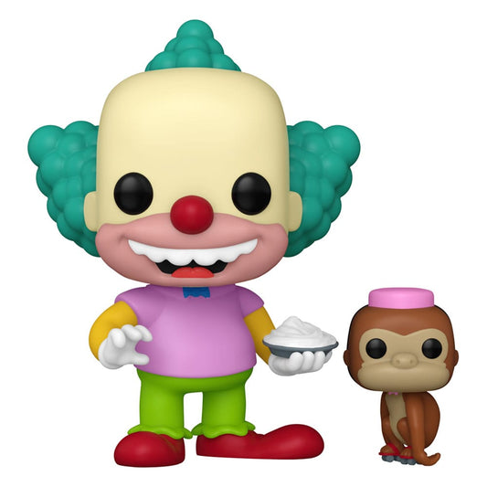 Simpsons POP&Buddy TV Vinyl Figur Krusty&Tenny? 9 cm - Smalltinytoystore