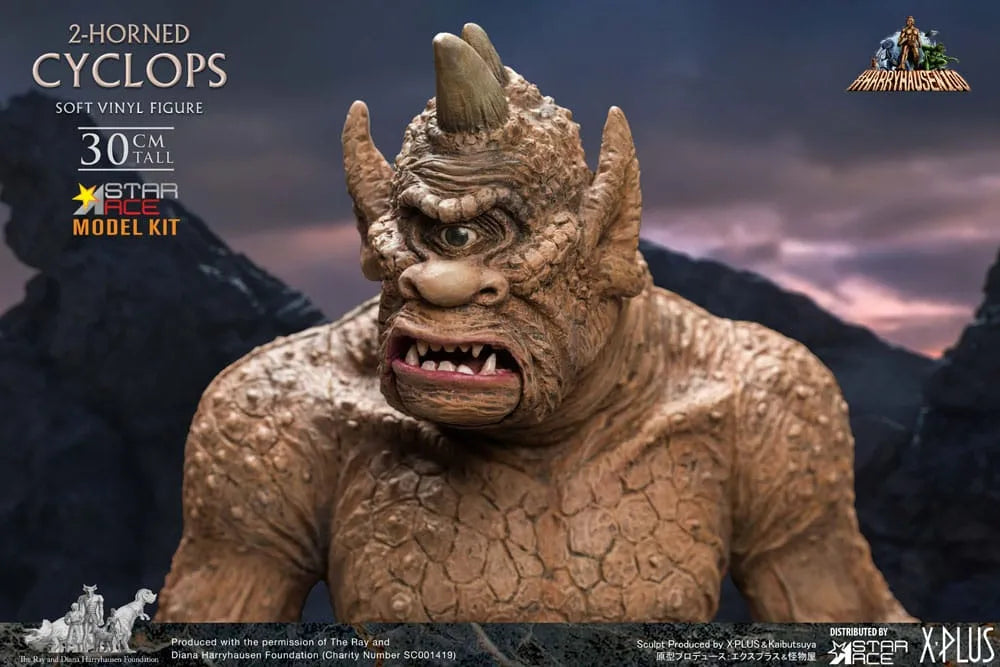 Sindbads siebente Reise Soft Vinyl Model Kit Ray Harryhausens 2-horned Cyclops 30 cm - Smalltinytoystore