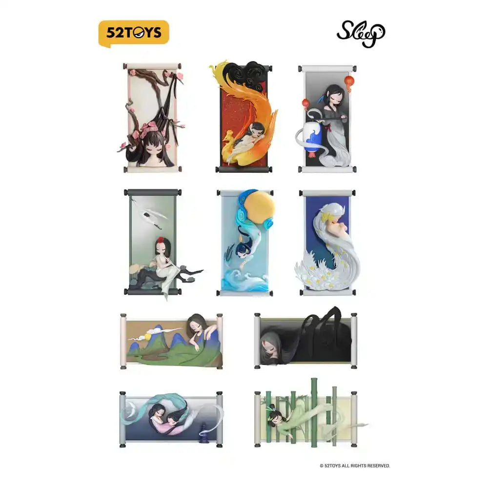 Sleep Blind Box Figuren Sortiment Chinese Scrolls 10 cm (8) - Smalltinytoystore