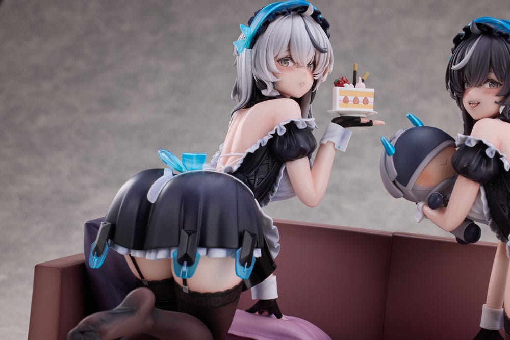 Snowbreak Containment Zone PVC Statuen 2er-Pack 1/6 Cherno & Meursault Apprentice Maid Ver. Deluxe Edition 19 cm - Smalltinytoystore