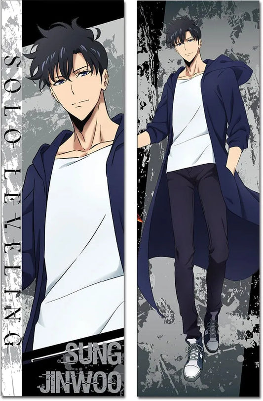 Solo Leveling Dakimakura Kissen Sung Jinwoo S Rank - Smalltinytoystore