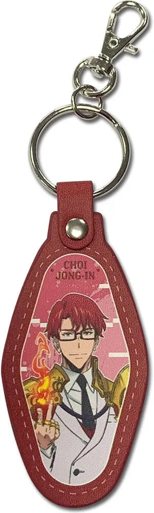 Solo Leveling Leder Schlüsselanhänger Choi Jong-In - Smalltinytoystore