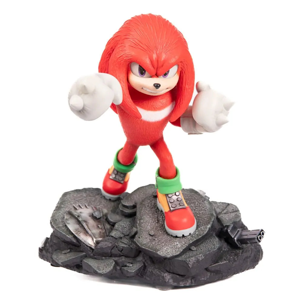 Sonic the Hedgehog 2 Statue Knuckles Standoff 30 cm - Smalltinytoystore