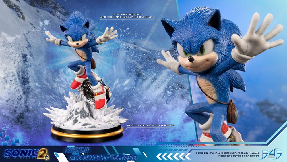Sonic the Hedgehog 2 Statue Sonic Mountain Chase 34 cm - Smalltinytoystore