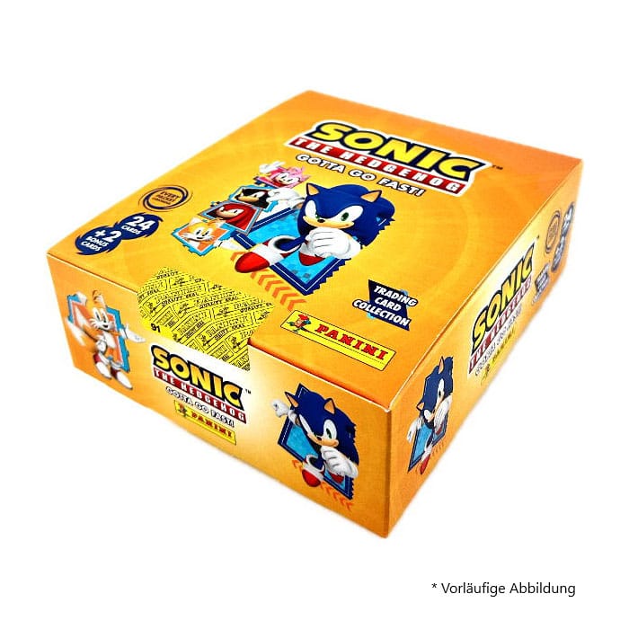 Sonic The Hedgehog - Gotta Go Fast! - Trading Cards Fat Packs Display (10) - Smalltinytoystore