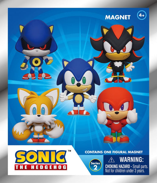 Sonic the Hedgehog Magnete blind pack Series 2 Display (12) - Smalltinytoystore