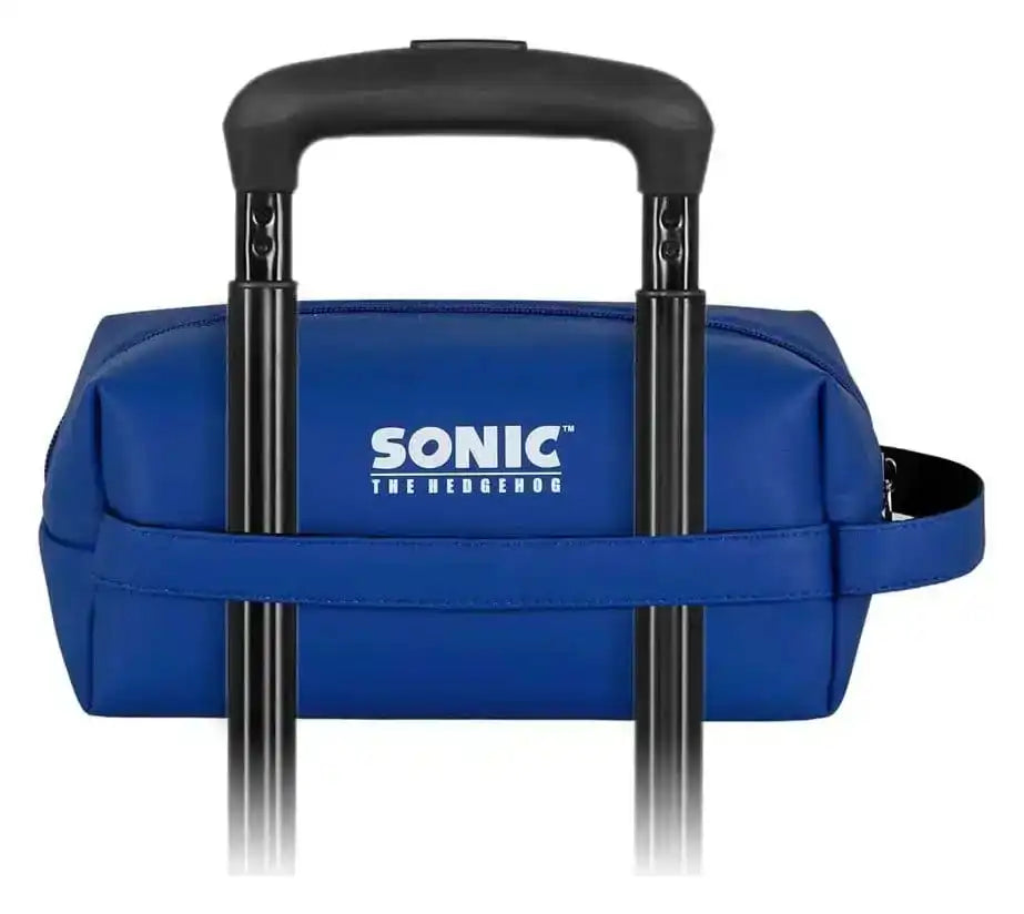 Sonic - The Hedgehog Plus Brick Travel Kulturbeutel SEGA Sight Blue