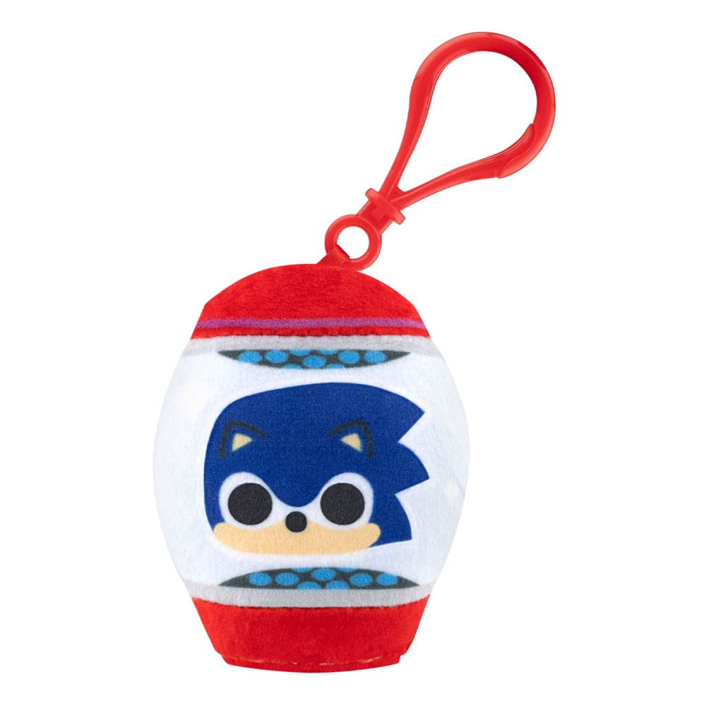 Sonic The Hedgehog Plüsch Schlüsselanhänger 5 cm PDQ Blind Sortiment (12) - Smalltinytoystore