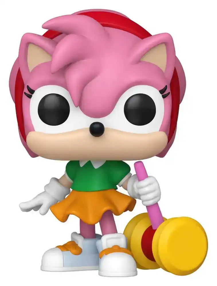 Sonic - The Hedgehog POP! Games Vinyl Figuren Amy Rose with Piko Hammer with Chase 9 cm Sortiment (6)