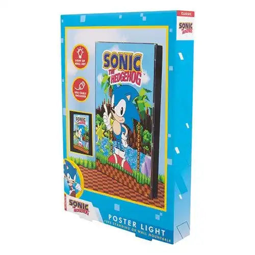 Sonic the Hedgehog Poster mit Leuchtfunktion - Smalltinytoystore