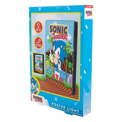 Sonic the Hedgehog Poster mit Leuchtfunktion - Smalltinytoystore
