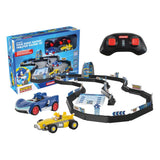 Sonic the Hedgehog RC Ferngesteuertes Auto 1/43 2,4GHz Tabletop Racing Set - Smalltinytoystore