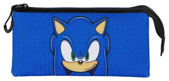 Sonic - The Hedgehog Triple Federmäppchen SEGA Sight Blue