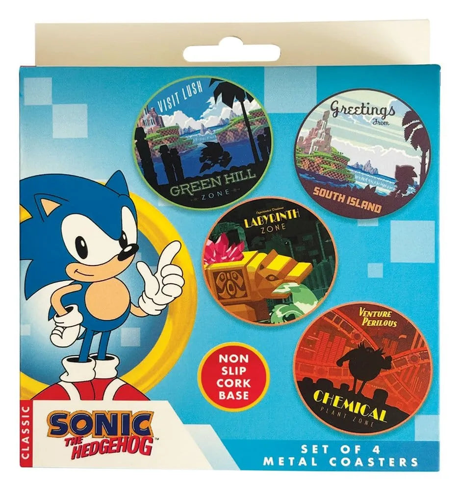 Sonic - The Hedgehog Untersetzer 4er-Pack