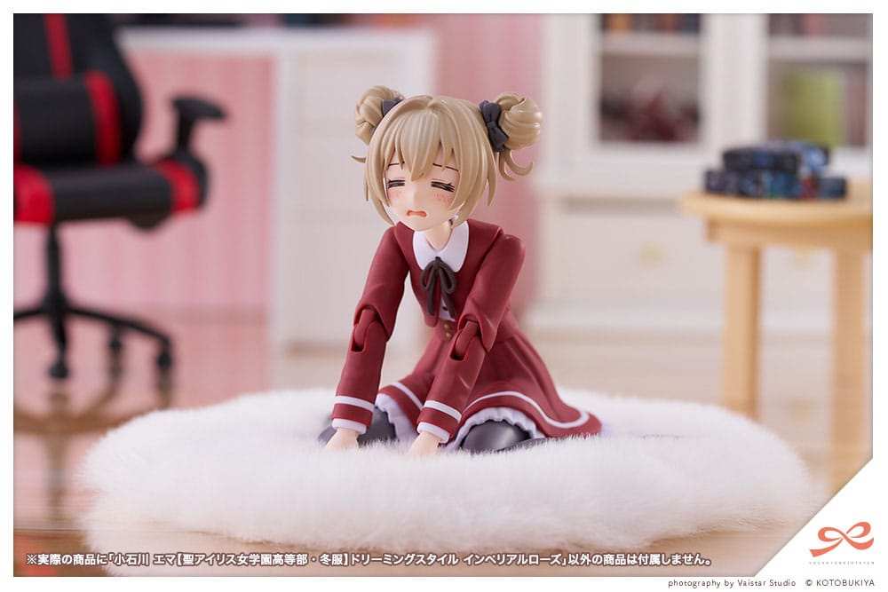 Sousai Shojo Teien Plastic Model Kit 1/10 Emma Koishikawa (St. Iris Gakuen Girl´s High School Winter Clothes) Dreaming Style Imperial Rose 14 cm - Smalltinytoystore