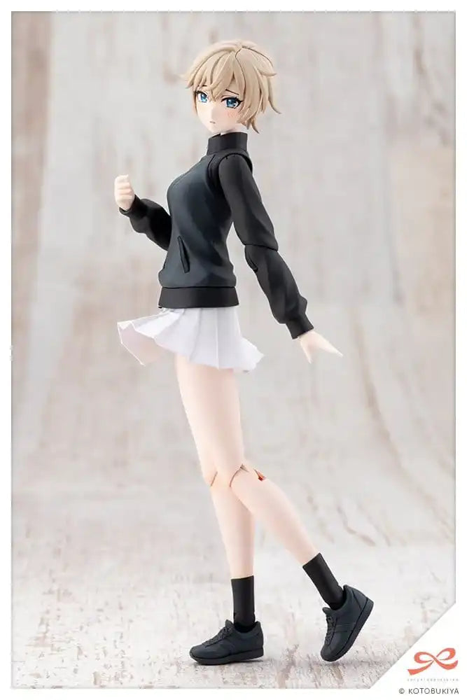 Sousai Shojo Teien Plastic Model Kit 1/10 Rui Saotome Touhou High School Tracksuit Dreaming Style Midnight Onyx 16 cm