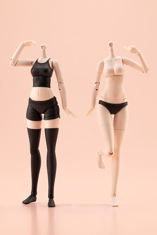 Sousai Shojo Teien Zubehör Set für 1/10 Actionfiguren Dress Up Body Color C Size S - Smalltinytoystore