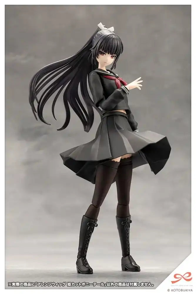 Sousai Shojo Teien Zubehör Set für Actionfiguren Arranged Wigs Hime Cut Pony Tail - Smalltinytoystore