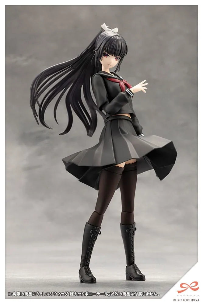 Sousai Shojo Teien Zubehör Set für Actionfiguren Arranged Wigs Hime Cut Pony Tail - Smalltinytoystore