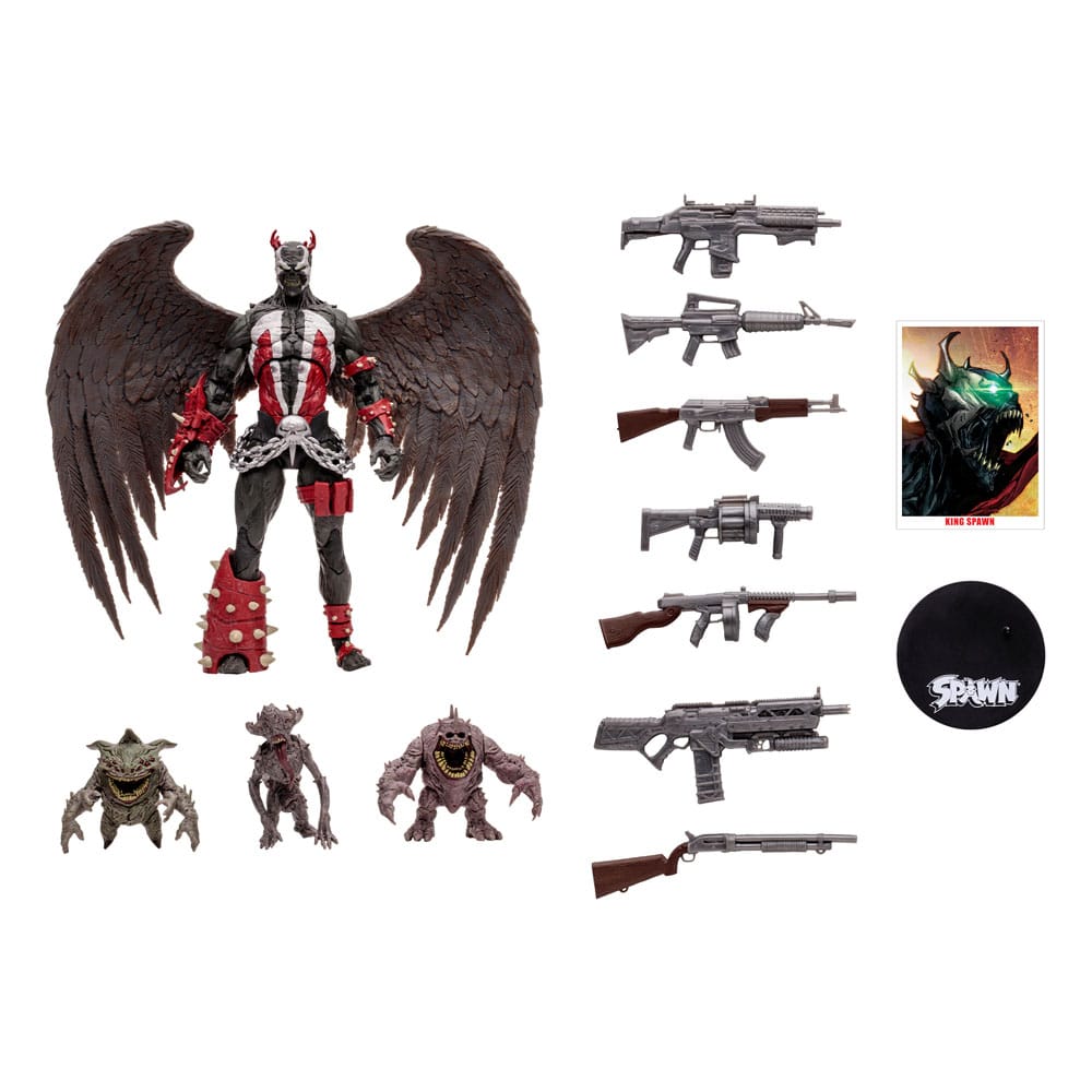 Spawn Megafig Actionfigur King Spawn with Wings and Minions 30 cm - Smalltinytoystore
