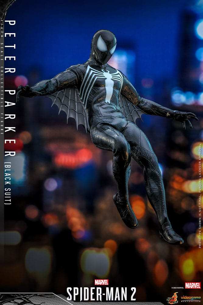 Spider-Man 2 Video Game Masterpiece Actionfigur 1/6 Peter Parker (Black Suit) 30 cm HOT TOYS - Smalltinytoystore