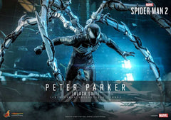 Spider-Man 2 Video Game Masterpiece Actionfigur 1/6 Peter Parker (Black Suit) 30 cm HOT TOYS - Smalltinytoystore