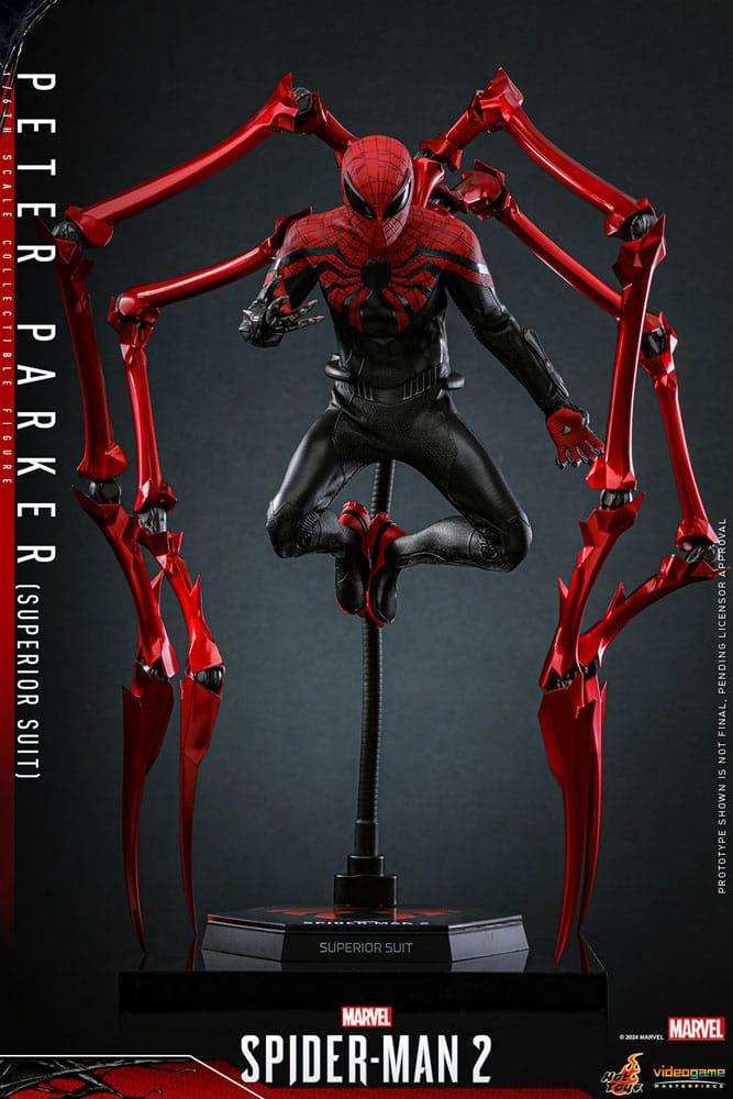 Spider-Man 2 Video Game Masterpiece Actionfigur 1/6 Peter Parker (Superior Suit) 30 cm HOT TOYS - Smalltinytoystore