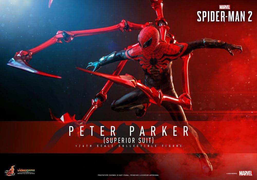 Spider-Man 2 Video Game Masterpiece Actionfigur 1/6 Peter Parker (Superior Suit) 30 cm HOT TOYS - Smalltinytoystore
