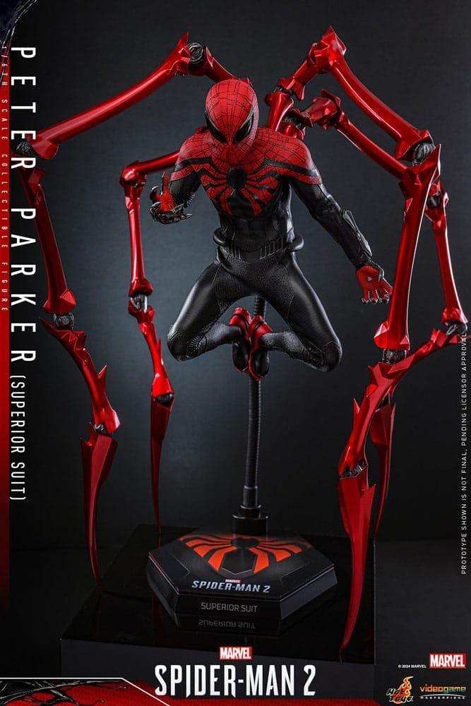 Spider-Man 2 Video Game Masterpiece Actionfigur 1/6 Peter Parker (Superior Suit) 30 cm HOT TOYS - Smalltinytoystore