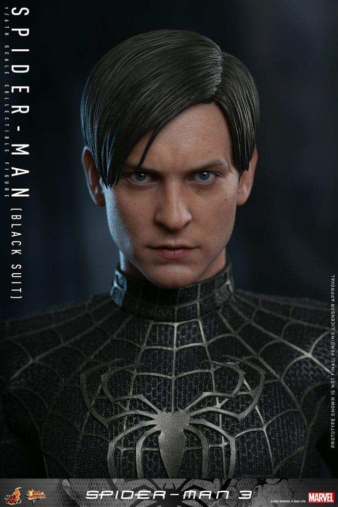 Spider-Man 3 Movie Masterpiece Actionfigur 1/6 Spider-Man (Black Suit) 30 cm - Smalltinytoystore