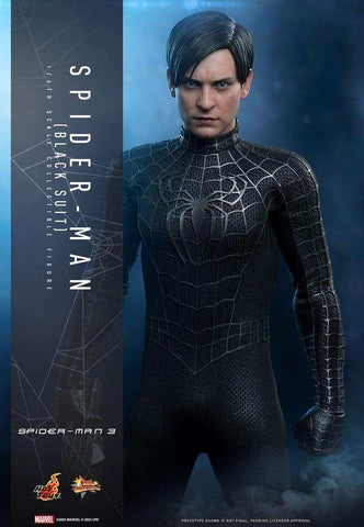 Spider-Man 3 Movie Masterpiece Actionfigur 1/6 Spider-Man (Black Suit) 30 cm - Smalltinytoystore