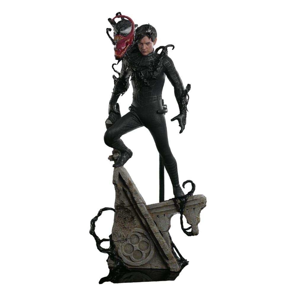 Spider-Man 3 Movie Masterpiece Actionfigur 1/6 Spider-Man (Black Suit) (Deluxe Version) 30 cm - Smalltinytoystore