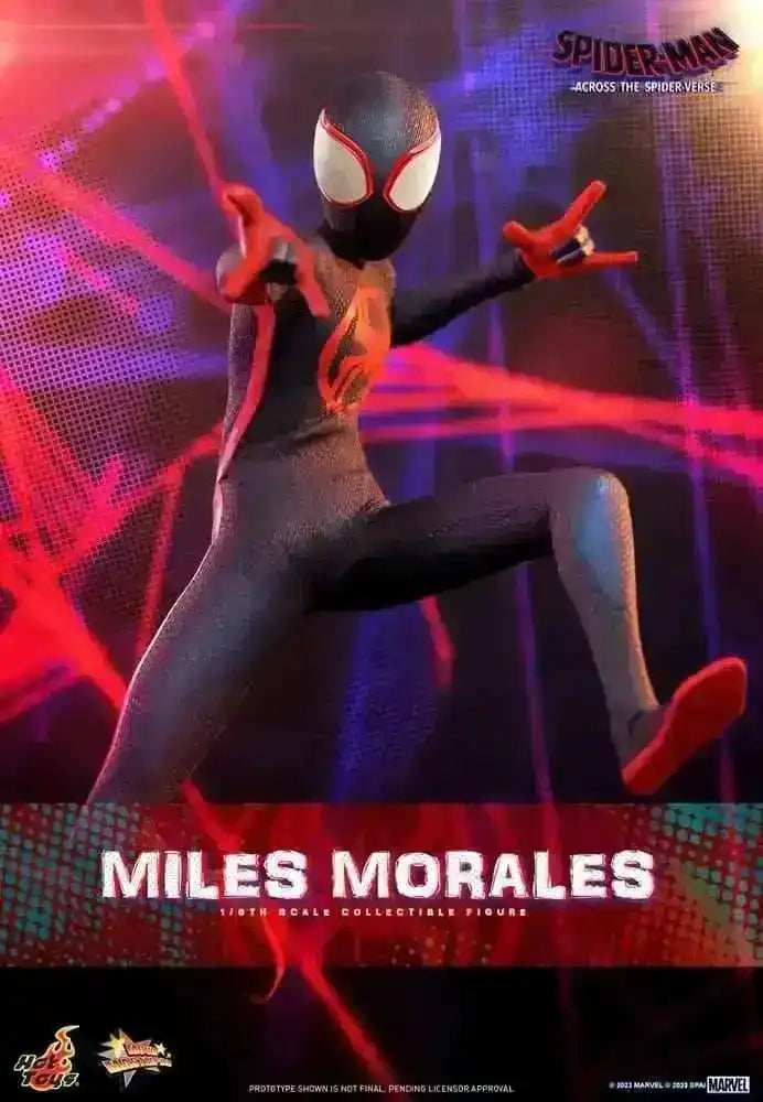 Spider-Man Across the Spider-Verse Masterpiece 1/6 Miles Morales 29 cm HOT TOYS - Smalltinytoystore