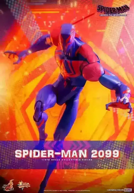Spider-Man Across the Spider-Verse Masterpiece 1/6 Spider-Man 2099 33 cm HOT TOYS - Smalltinytoystore