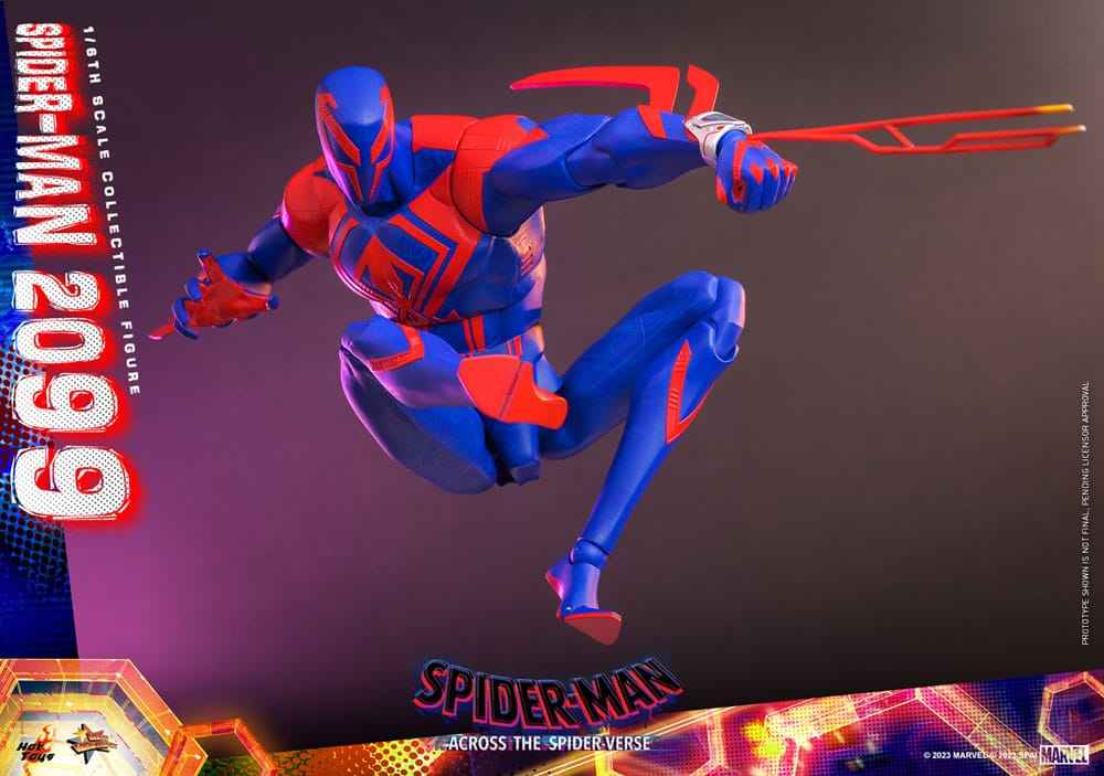 Spider-Man Across the Spider-Verse Masterpiece 1/6 Spider-Man 2099 33 cm - Smalltinytoystore
