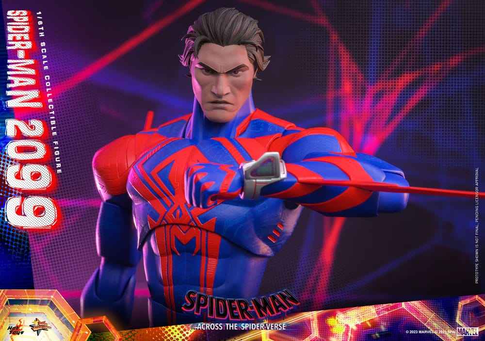 Spider-Man Across the Spider-Verse Masterpiece 1/6 Spider-Man 2099 33 cm - Smalltinytoystore