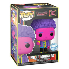 Spider-Man: Across the Spider-Verse POP! Marvel Vinyl Figur Miles Morales(BLKLT) Exclusive Edition 9 cm - Smalltinytoystore