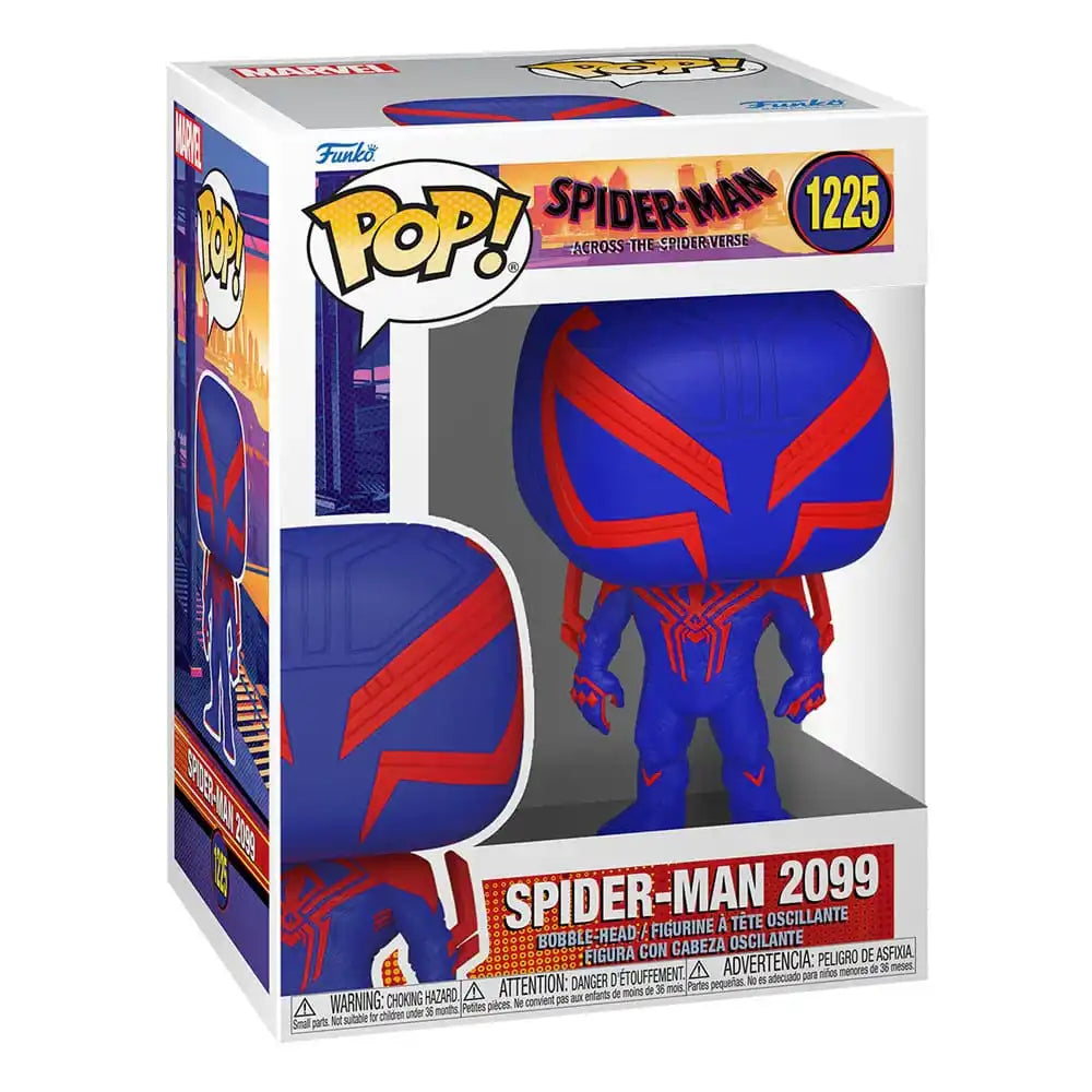 Spider-Man: Across the Spider-Verse POP! Movies Vinyl Figur Spider-Man 2099 9 cm - Smalltinytoystore