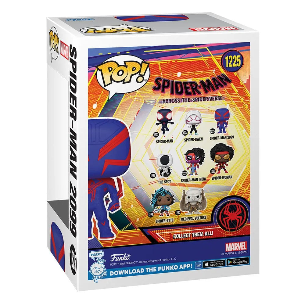 Spider-Man: Across the Spider-Verse POP! Movies Vinyl Figur Spider-Man 2099 9 cm - Smalltinytoystore