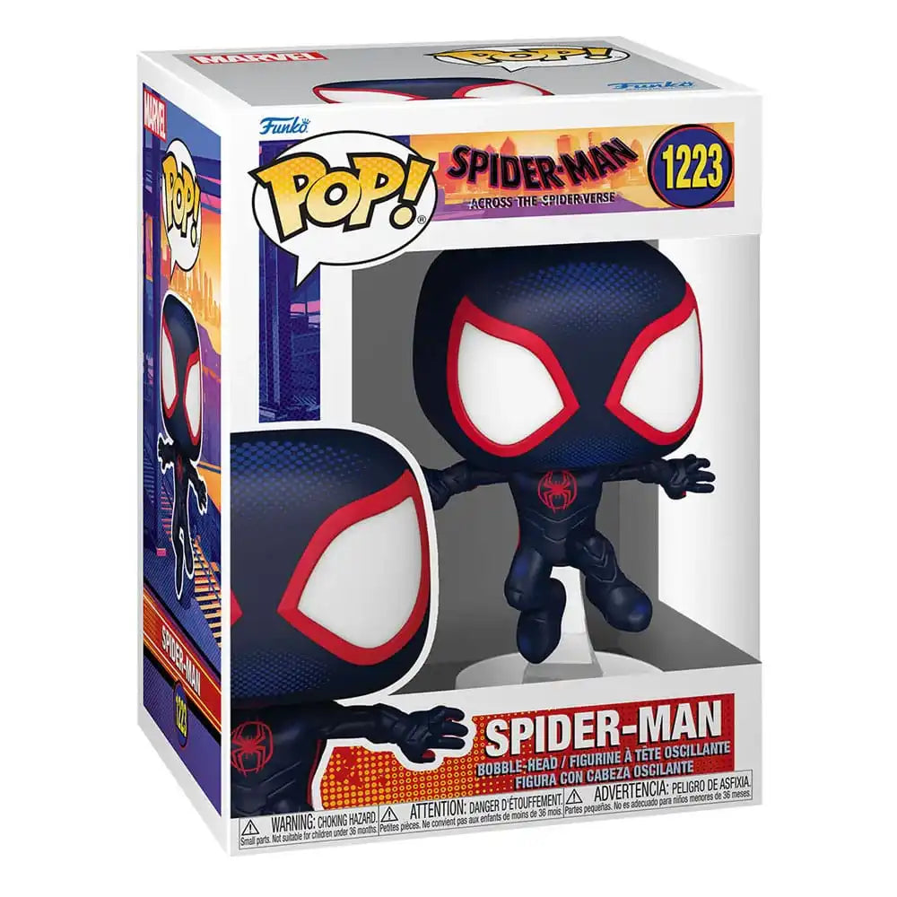 Spider-Man: Across the Spider-Verse POP! Movies Vinyl Figur Spider-Man 9 cm - Smalltinytoystore