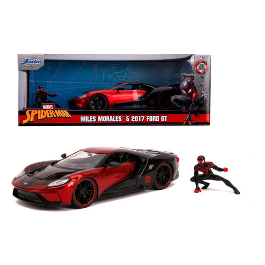 Spider-Man Diecast Modell 1/24 2017 Ford GT Miles Morales - Smalltinytoystore