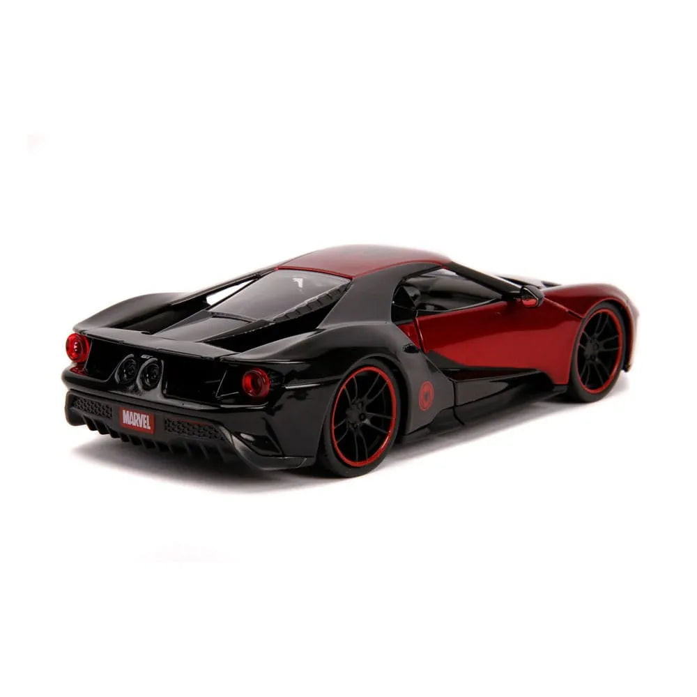 Spider-Man Diecast Modell 1/24 2017 Ford GT Miles Morales - Smalltinytoystore