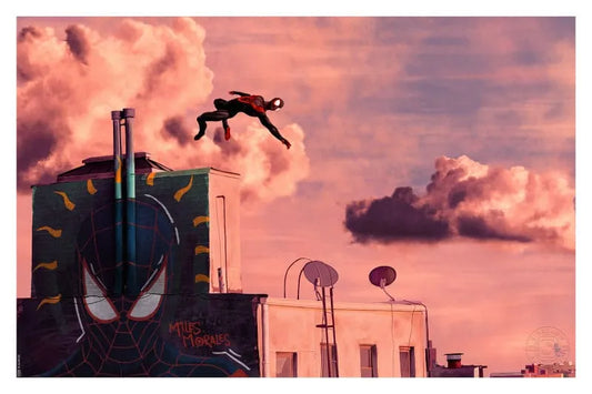 Spider-Man Kunstdruck Miles Morales 30 x 46 cm - ungerahmt - Smalltinytoystore