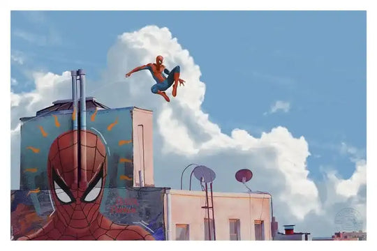 Spider-Man Kunstdruck Peter Parker 30 x 46 cm - ungerahmt - Smalltinytoystore