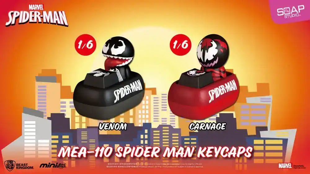 Spider Man Mini Egg Attack Blind Box Figuren keycaps Sortiment 5 cm (6)
