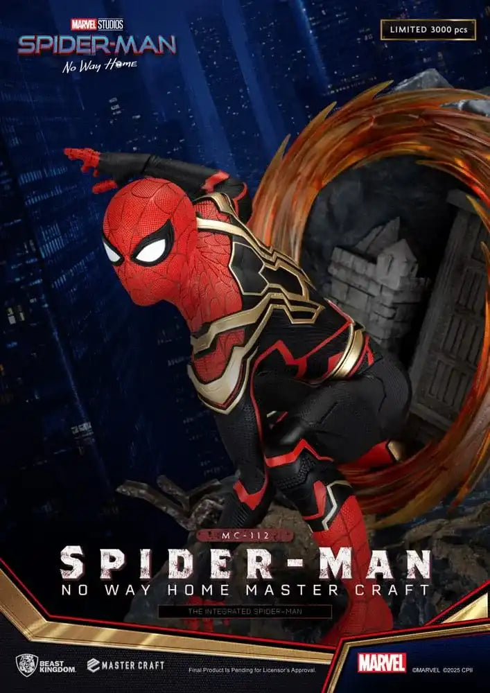 Spider-Man: No Way Home Master Craft Statue The Integrated Spider-Man 31 cm - Smalltinytoystore