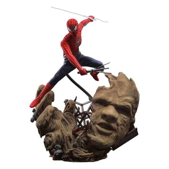 Spider-Man No Way Home Movie Masterpiece 1/6 Friendly Neighborhood Spider-Man (Deluxe Version) 30 cm HOT TOYS - Smalltinytoystore