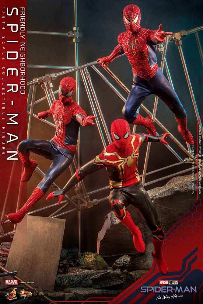 Spider-Man No Way Home Movie Masterpiece 1/6 Friendly Neighborhood Spider-Man (Deluxe Version) 30 cm - Smalltinytoystore